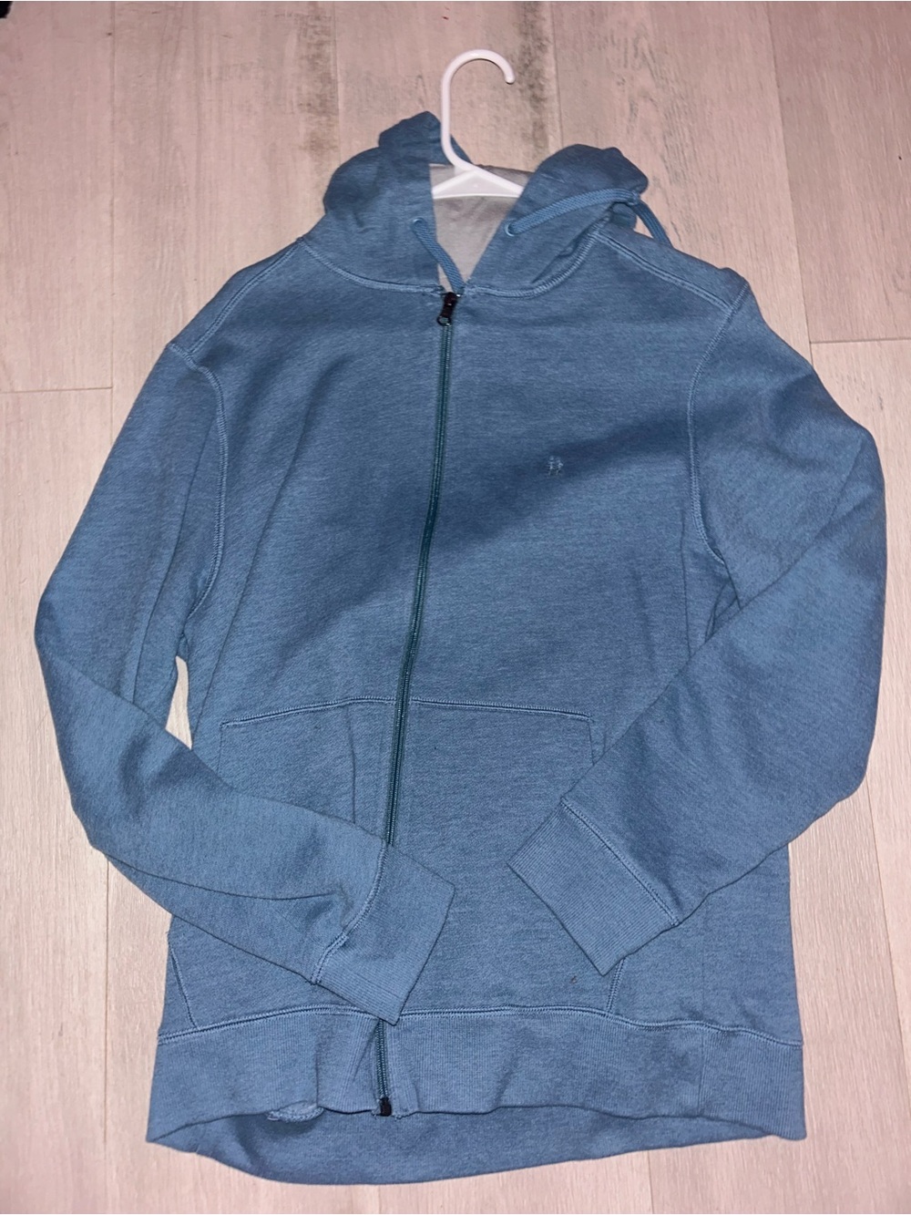 G.H. Bass & Co. Men's Full-Zip Hoodie in Slate Blue